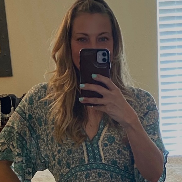 Sold. sage kombi maxi dress - Picture 7 of 8